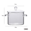 Glass Cooking Pot