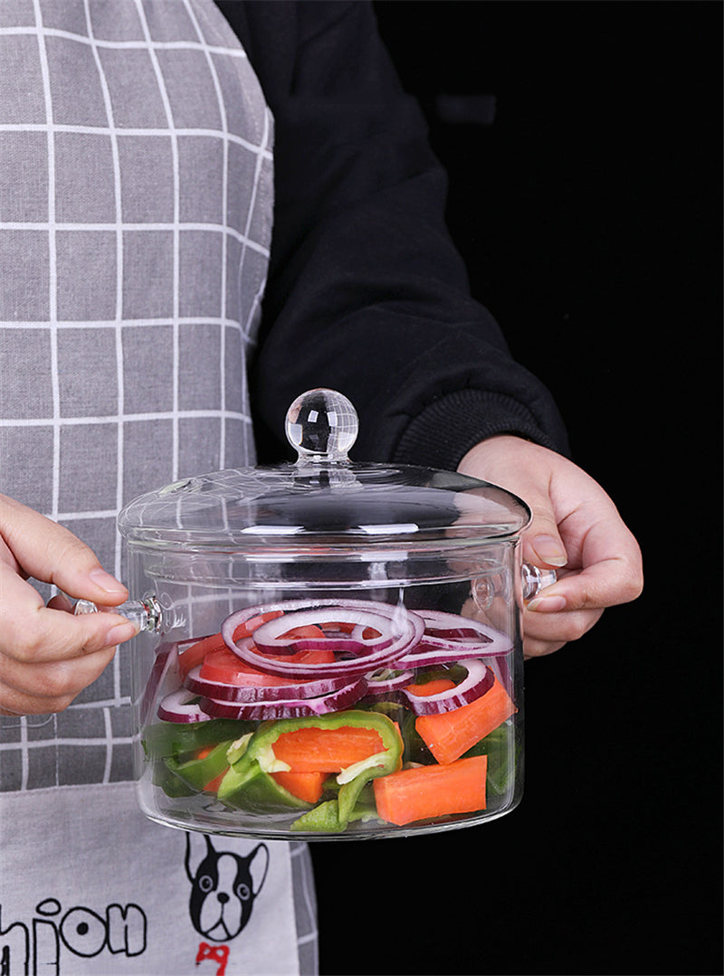 Glass Cooking Pot