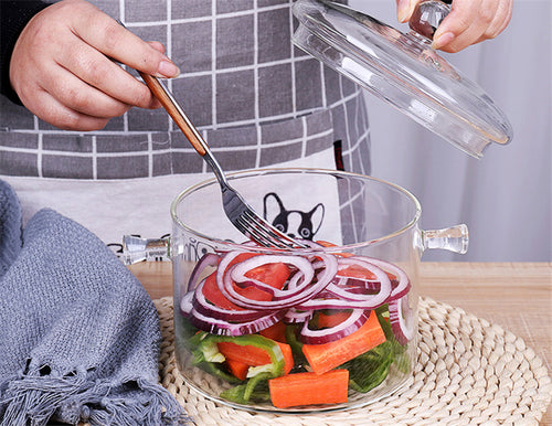 Glass Cooking Pot