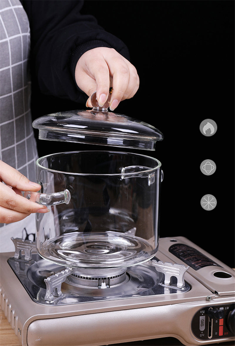 Glass Cooking Pot