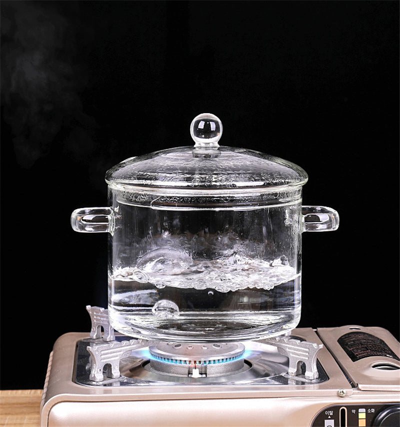 Glass Cooking Pot